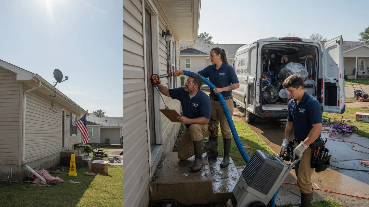 Ceiling Water Damage Restoration in Brilliant, OH near me